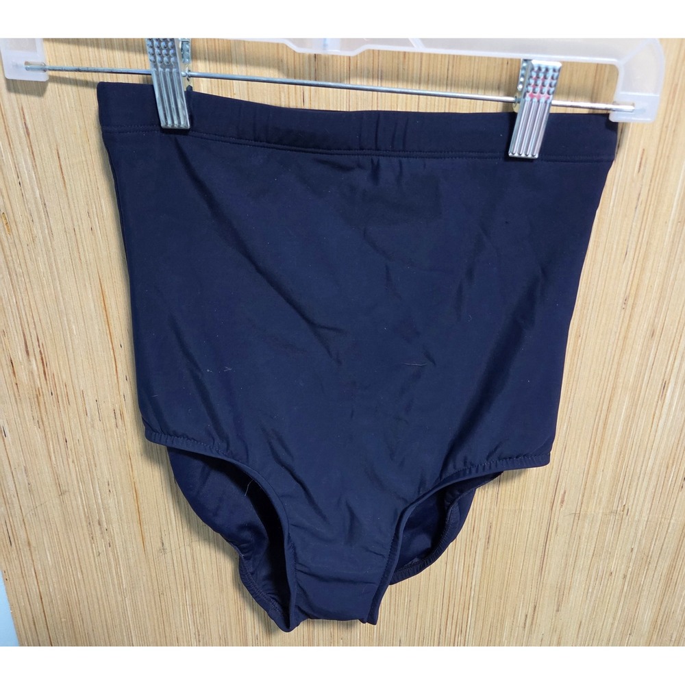 Upstream Womens Size 6 Navy Blue High Waisted Bikini Bottoms 42547K
